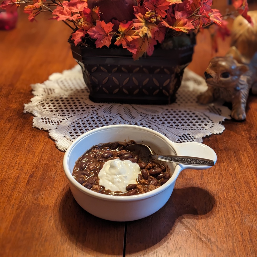 Bowl of Winter Chili photo