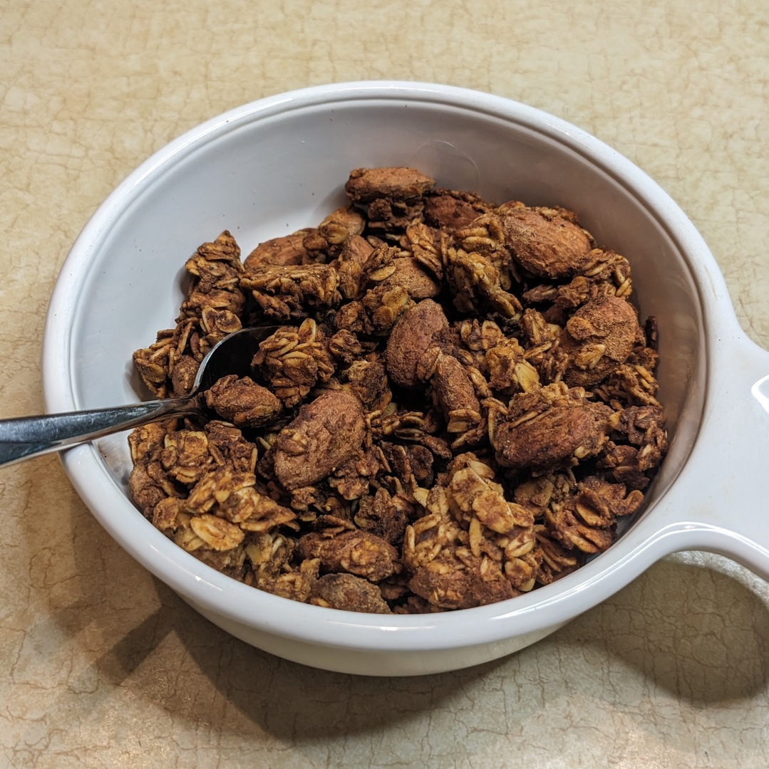 Bowl of Low Fat Granola