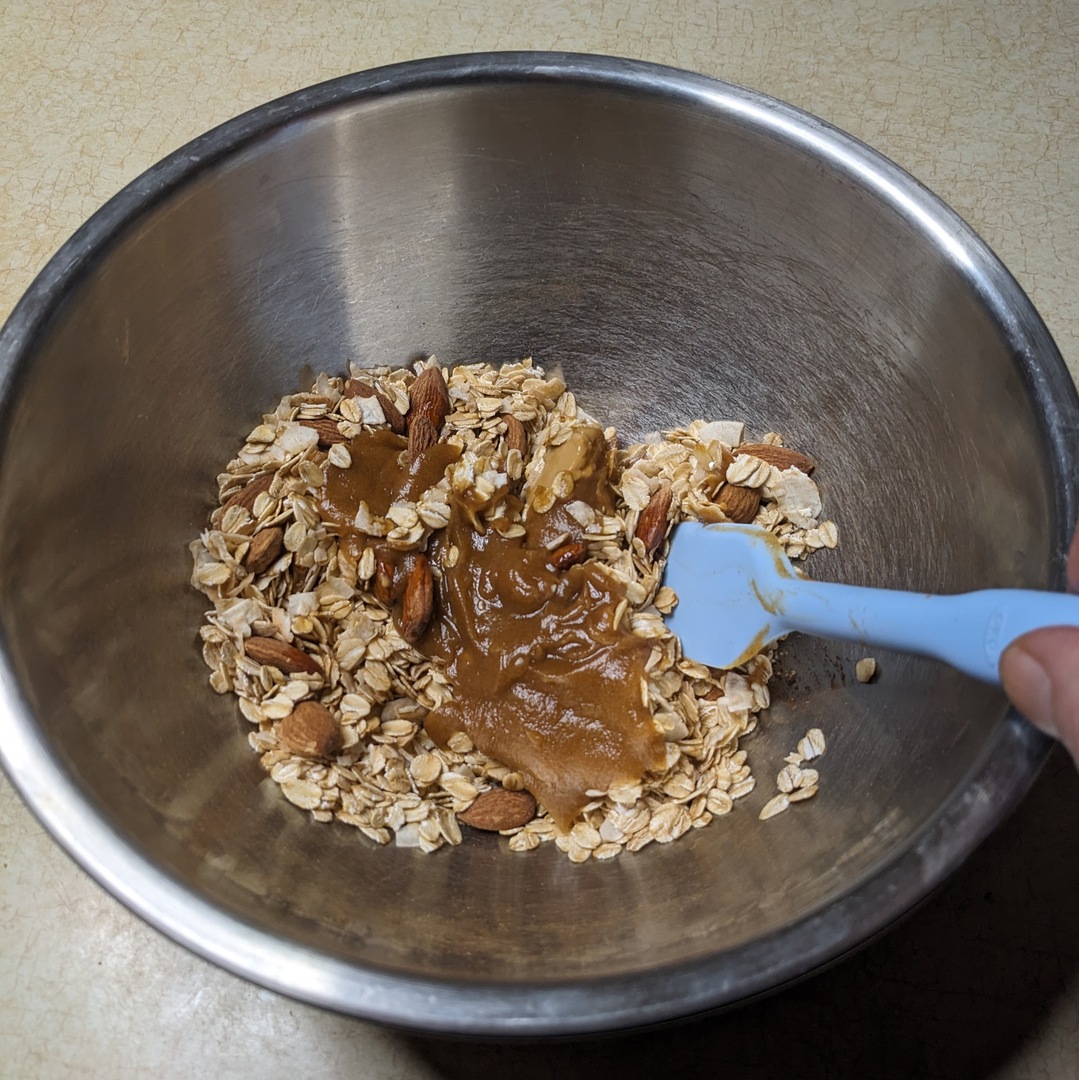 Mixing Low Fat Granola