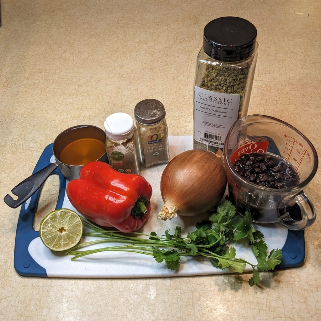 Black Bean & Corn Soup Ingredients