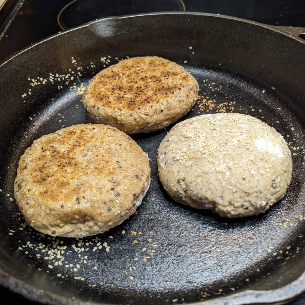 Half cooked English Muffins