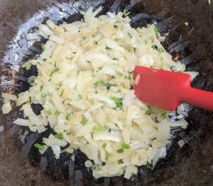 Cooking Chicken Korma Vegetables