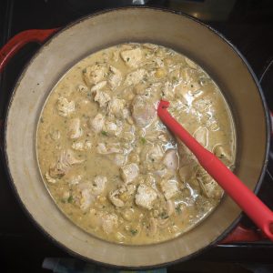 Chicken Korma Cooked