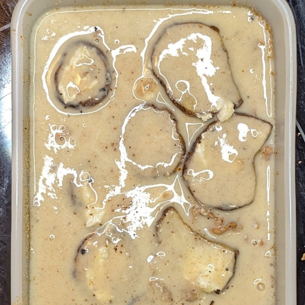 Moussaka before baking