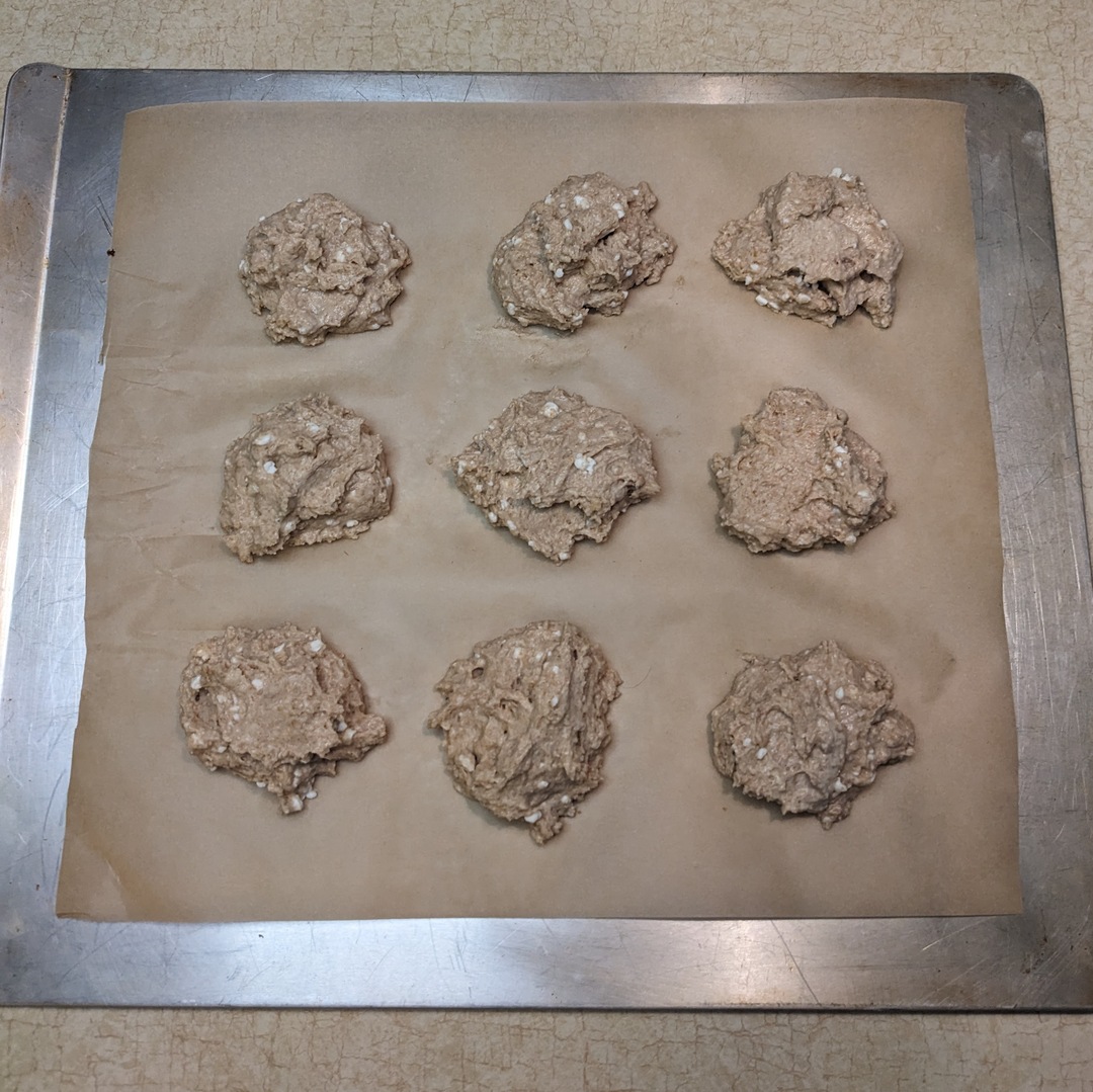 cottage cheese biscuits ready to bake