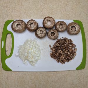 Prepped Stuffed Mushrooms