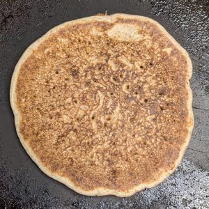 cooked whole grain pancake