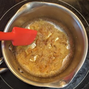 Dates cooked in applesauce