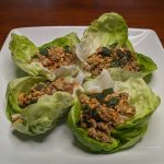 Lettuce wrap serving