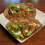 tacos on high fiber tortillas