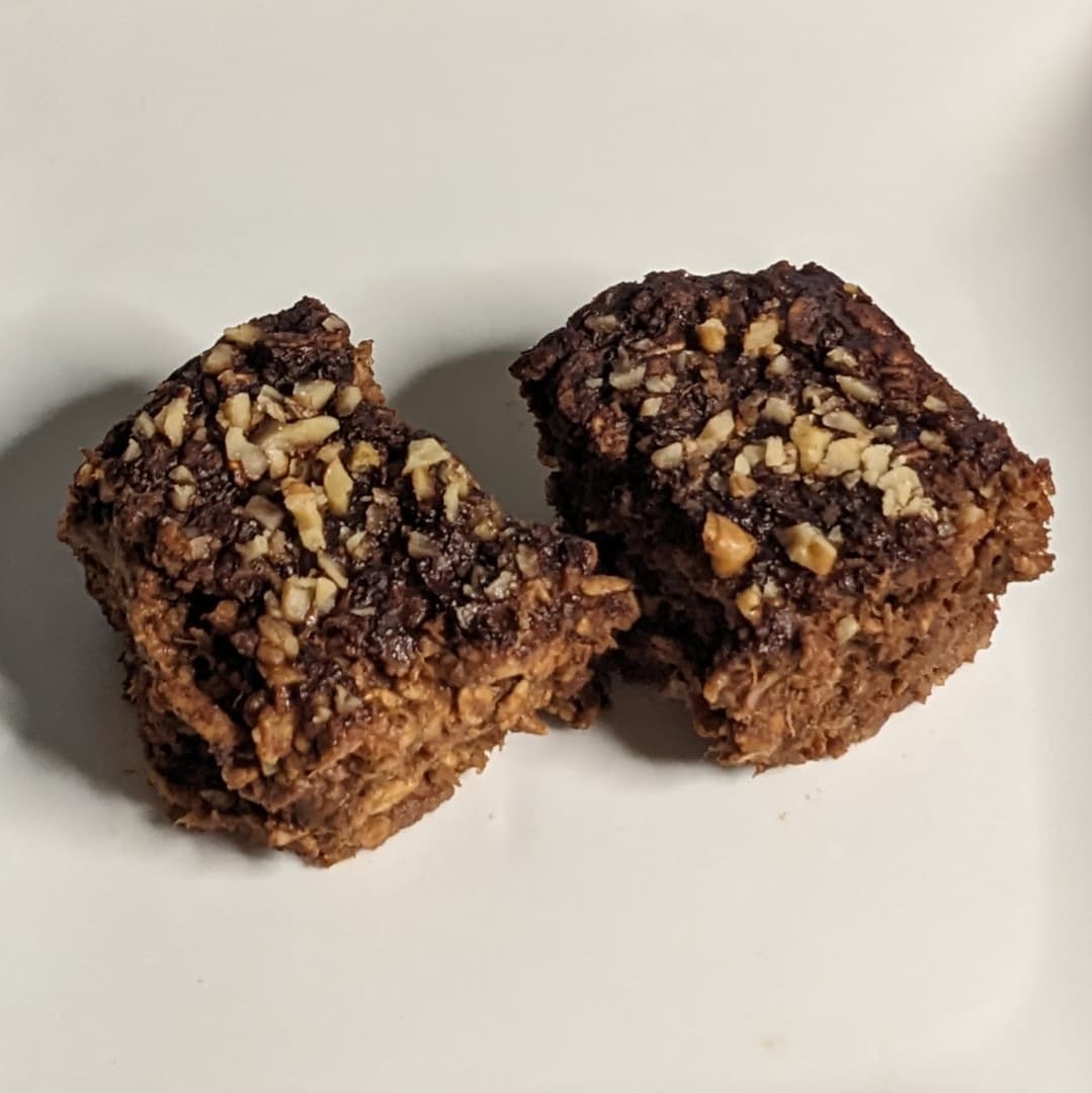 Oatmeal Brownie Plate Oatmeal Brownie Plate