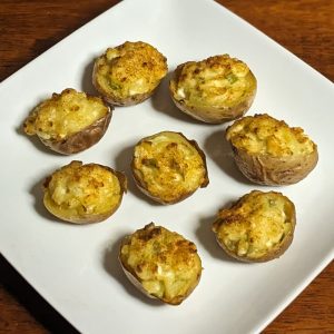 Cottage Cheese Stuffed Potato Bites