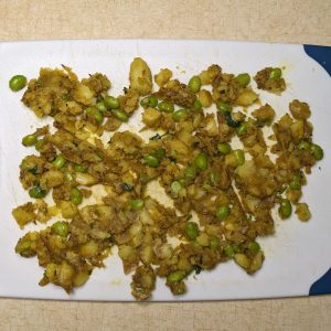 Samosa filling cooling