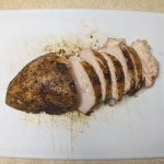 Sliced southwest style sous vide chicken breast